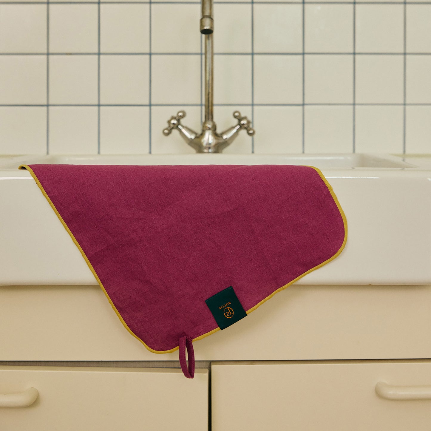 Rottie Studio 'Quiet Plain' Kitchen Cloth - Natural Earthy Style