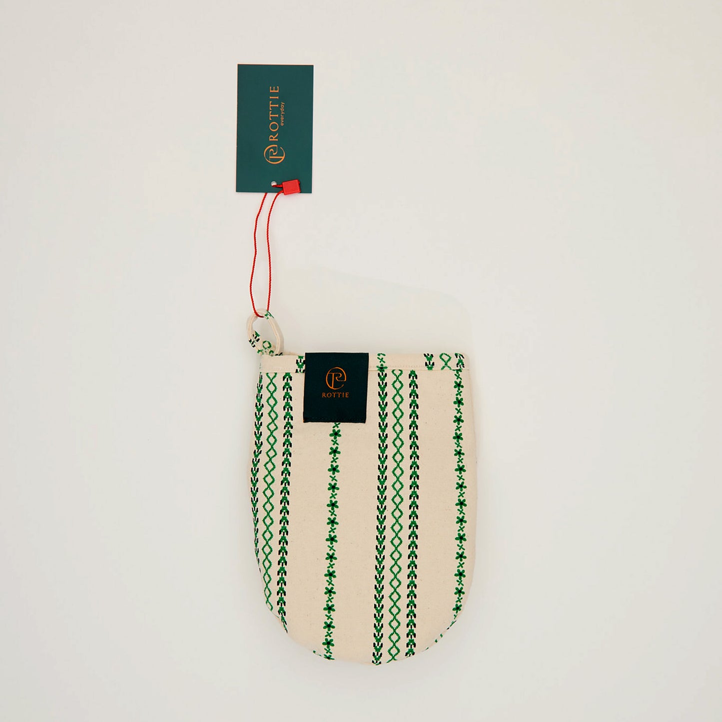 Rottie Studio 'Stitch Line' Oven Mitt - Casual Atelier Style (Single Piece)