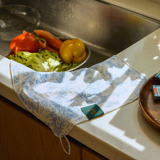 Rottie Studio 'Toile Sketch' Kitchen Cloth - Vintage French Style