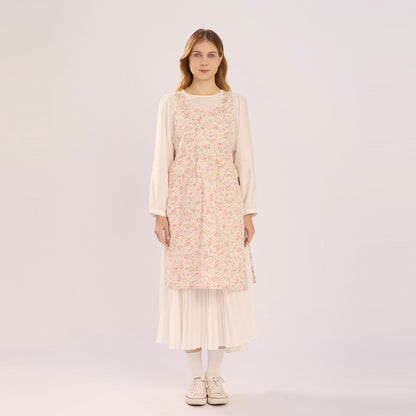 Rottie Studio 'Floral Rest' Cotton Apron (Waterproof Lined) - Vintage French Garden Style