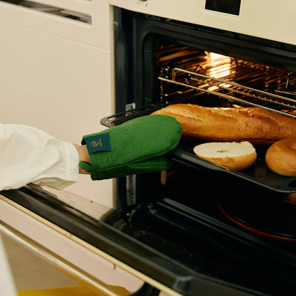 Rottie Studio 'Quiet Plain' Oven Mitt - Natural Earthy Style (Single Piece)