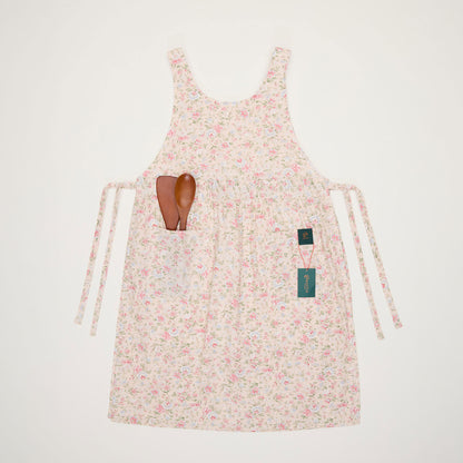 Rottie Studio 'Floral Rest' Cotton Apron (Waterproof Lined) - Vintage French Garden Style