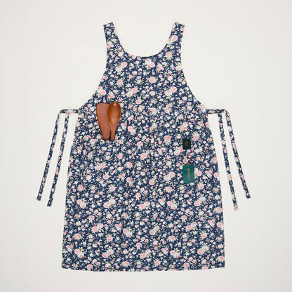Rottie Studio 'Floral Rest' Cotton Apron (Waterproof Lined) - Vintage French Garden Style