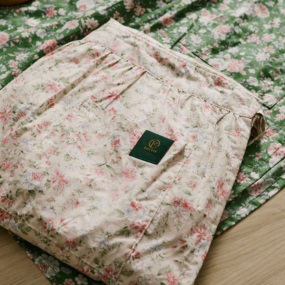 Rottie Studio 'Floral Rest' Cotton Apron (Waterproof Lined) - Vintage French Garden Style